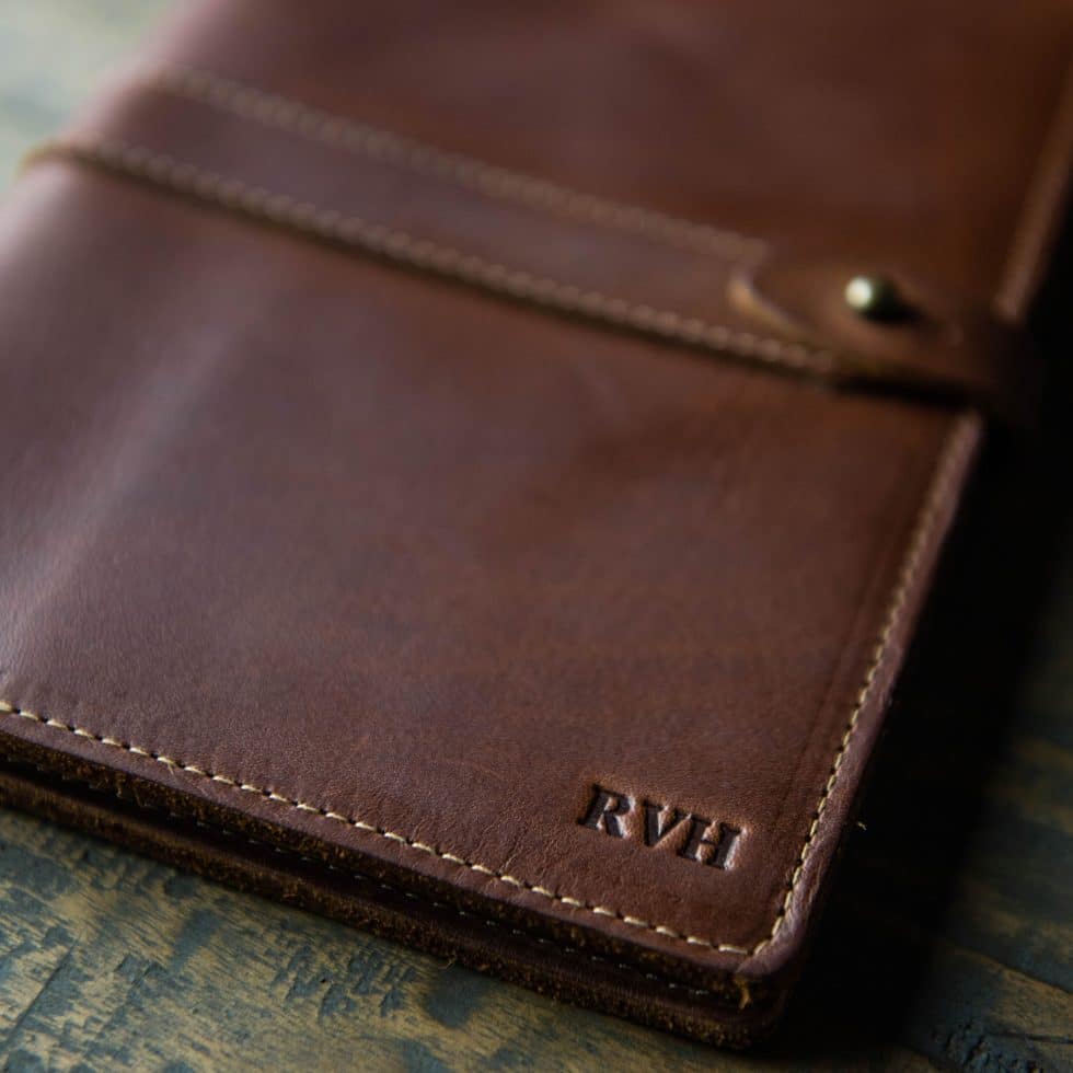 The Inventor Personalized Fine Leather A5 Moleskine Journal Diary - Holtz Leather