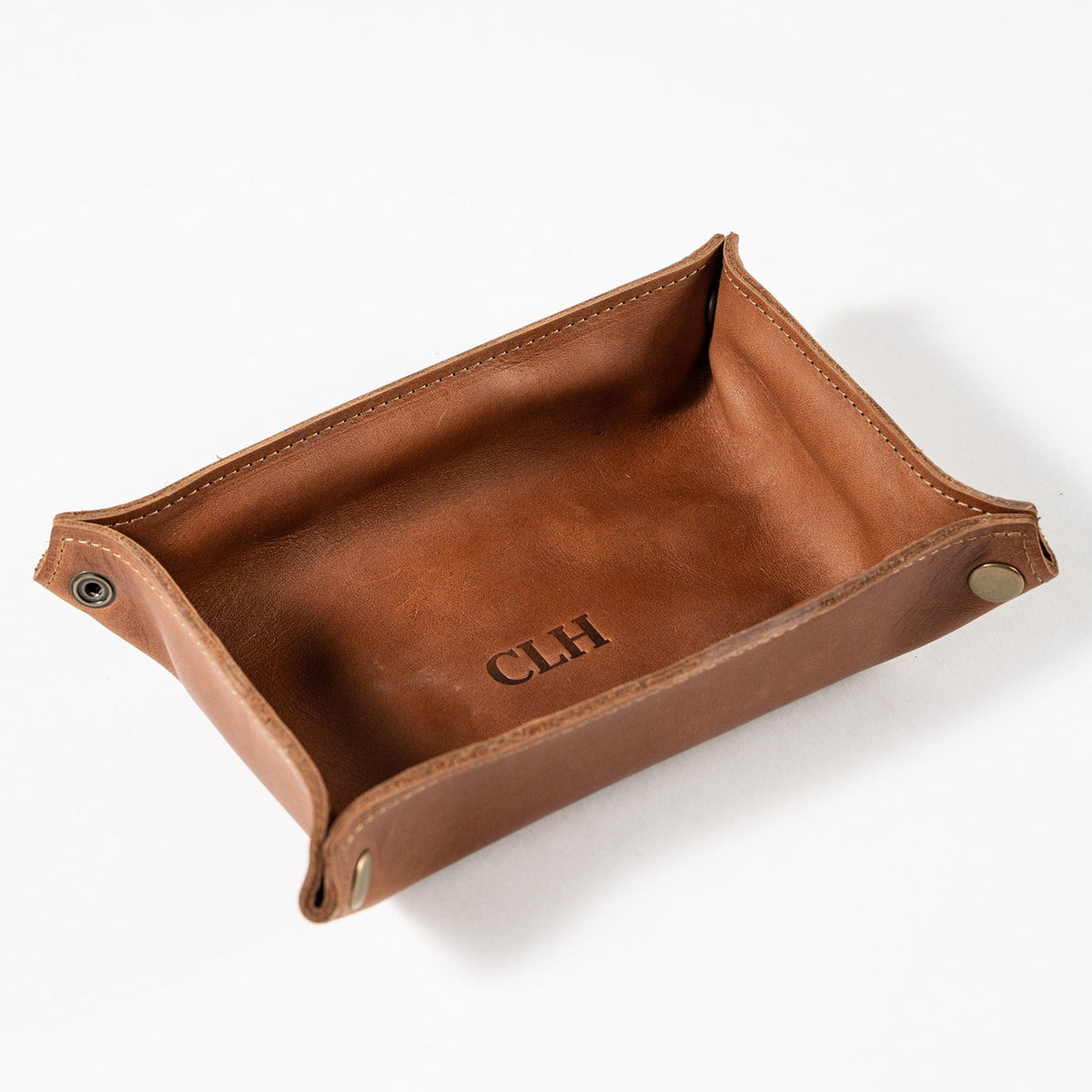 The Jetsetter - Personalized Full - Grain Leather Travel Caddy - Holtz Leather