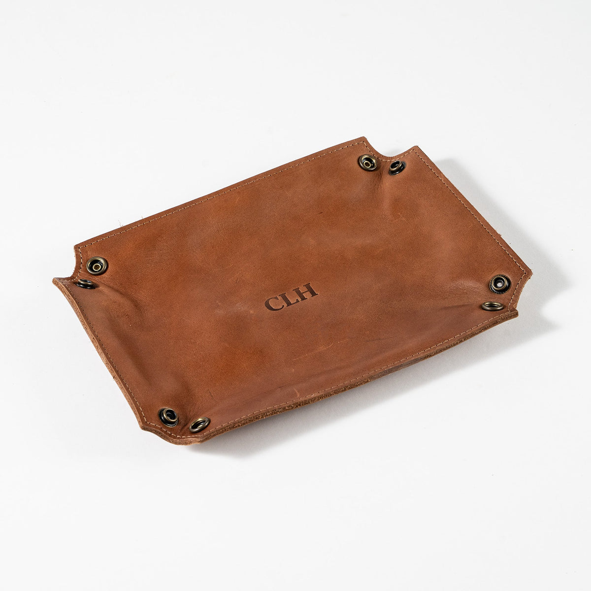 The Jetsetter - Personalized Full - Grain Leather Travel Caddy - Holtz Leather