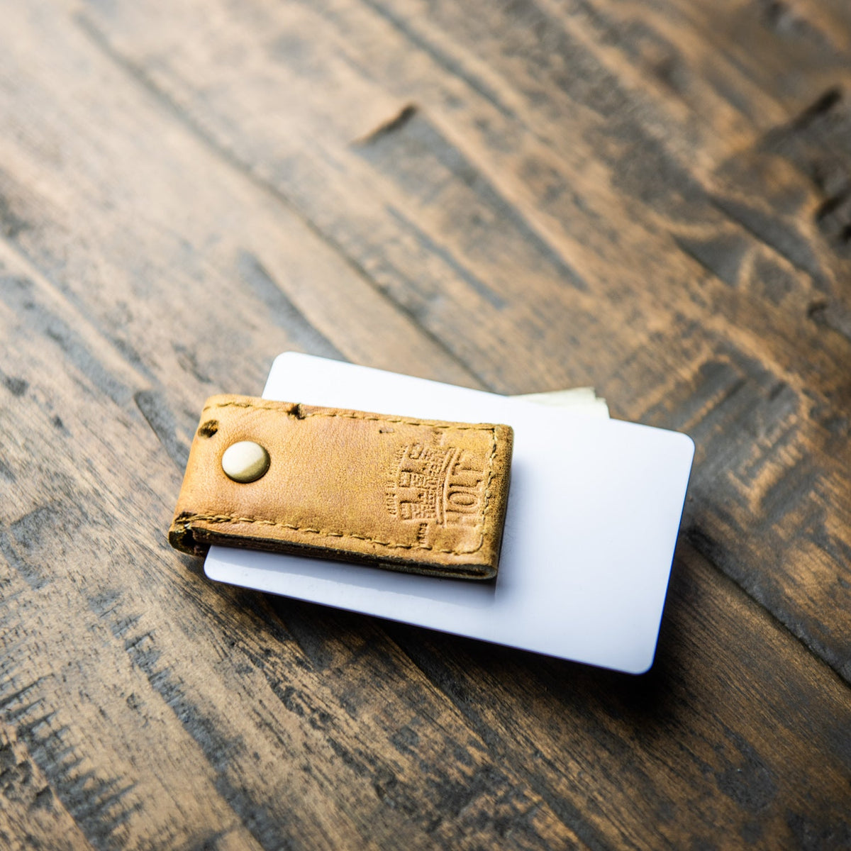 The King of Swing ~ Vintage Baseball Glove Money Clip - Holtz Leather