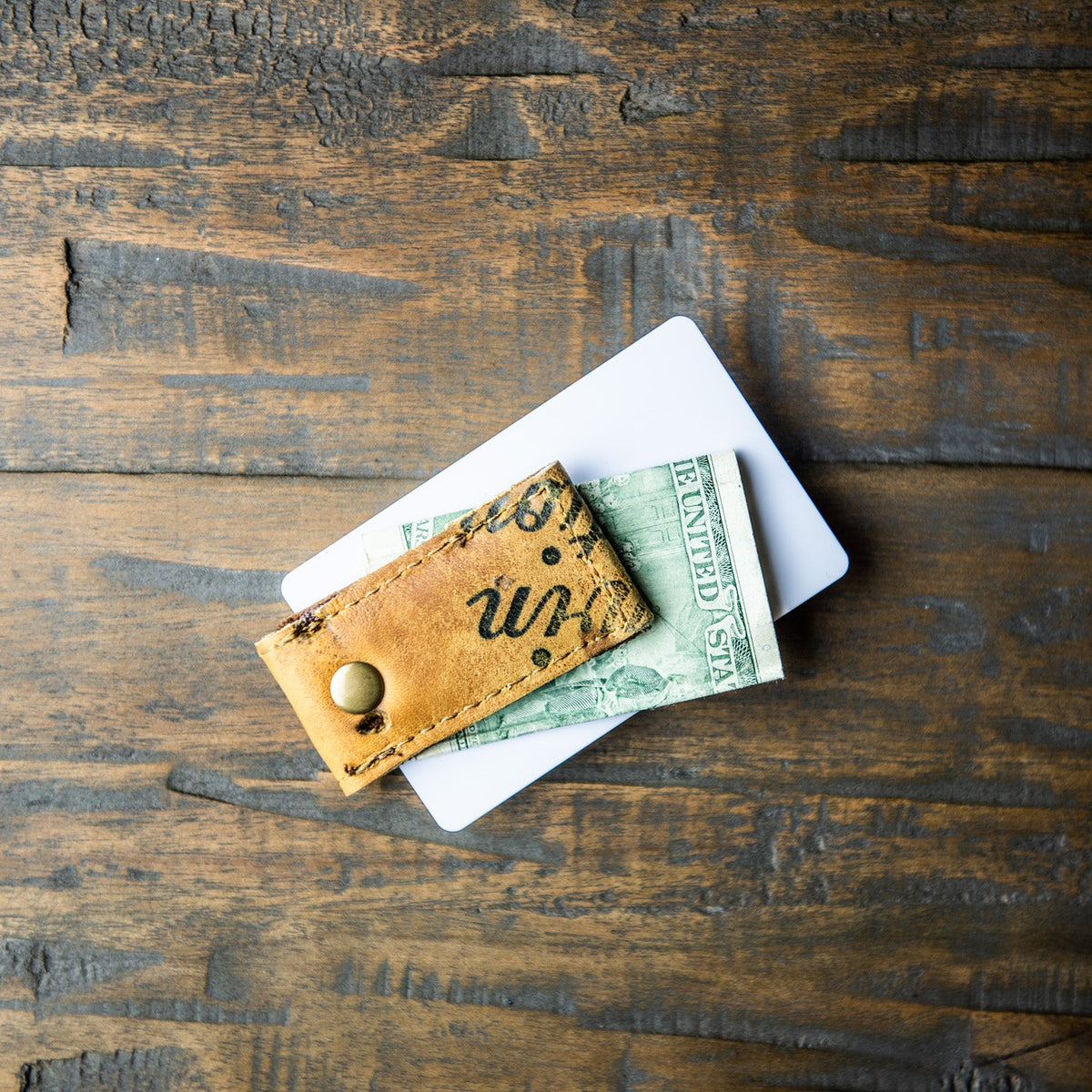 The King of Swing ~ Vintage Baseball Glove Money Clip - Holtz Leather