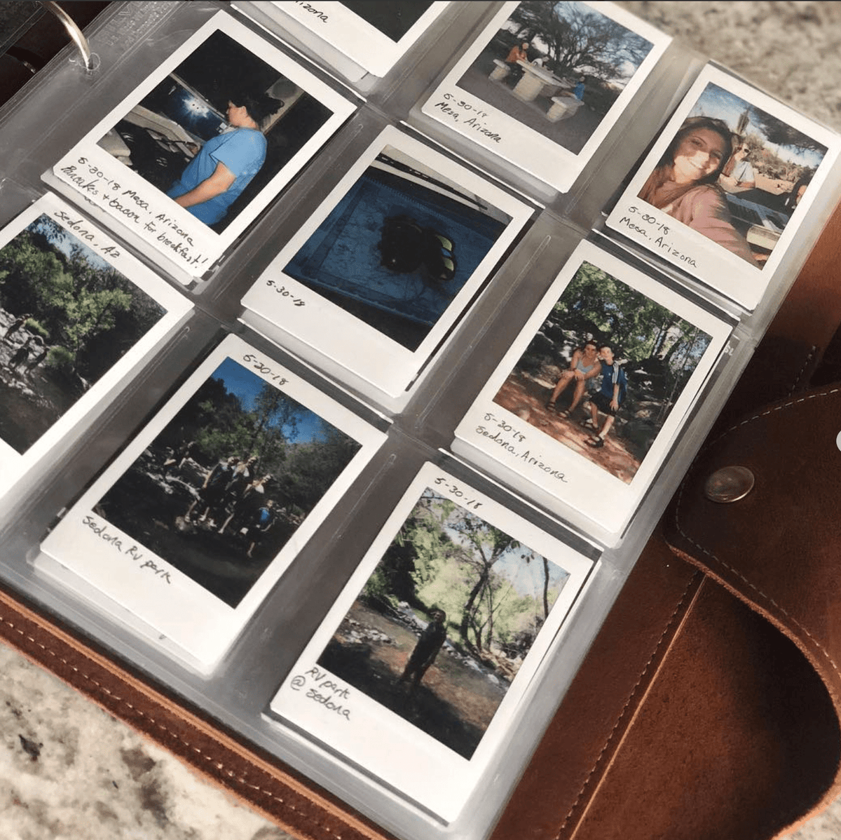 The Langley – Personalized Fine Leather 3 Ring Binder Notebook Photo Album - Holtz Leather