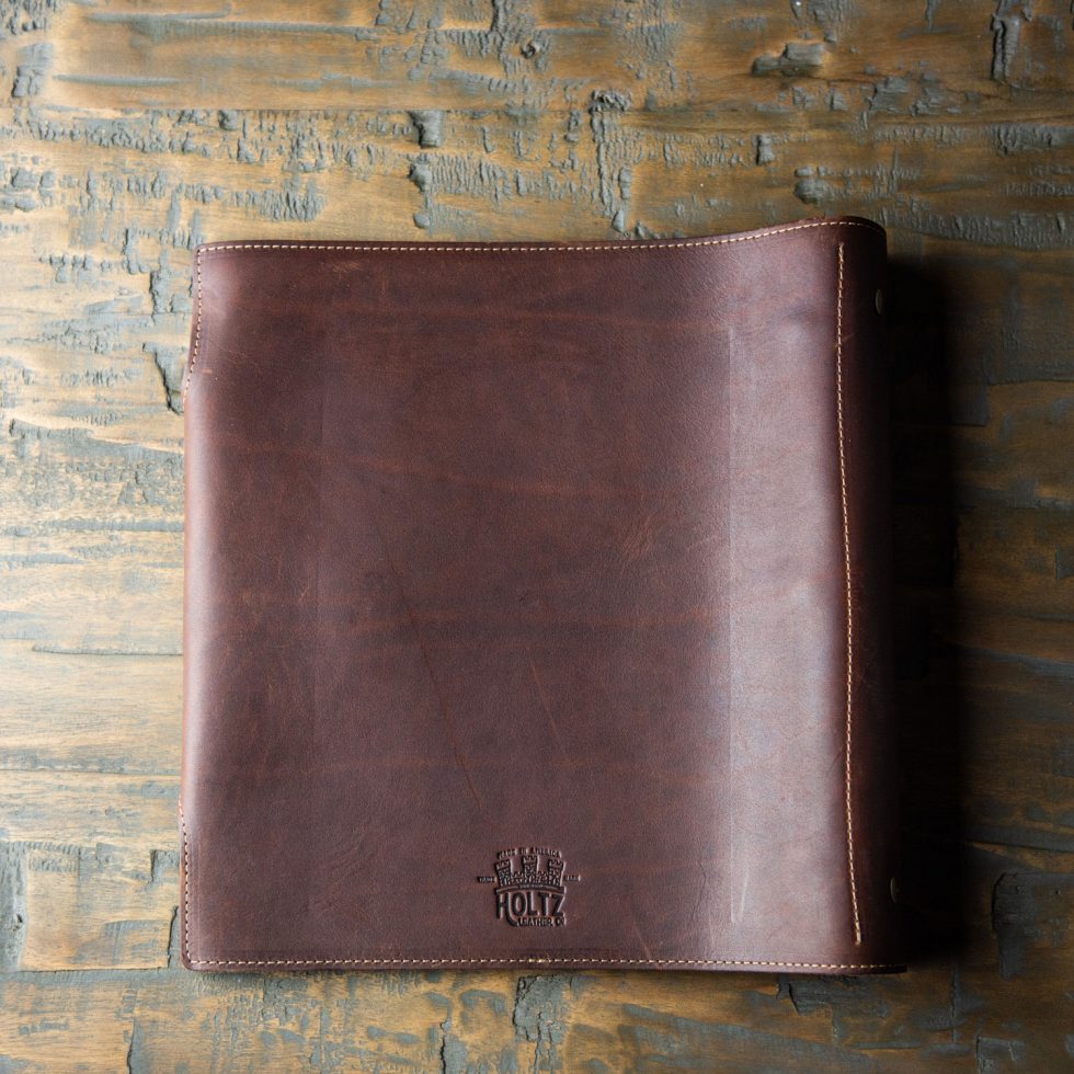 The Langley – Personalized Fine Leather 3 Ring Binder Notebook Photo Album - Holtz Leather