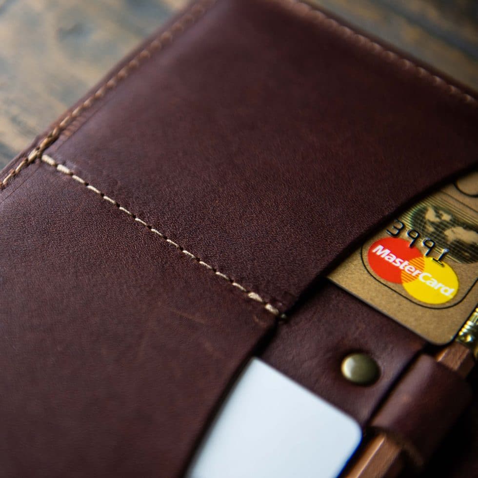 The Logbook Fine Leather Field Notes Moleskine Wallet Pocketbook Cover - Holtz Leather