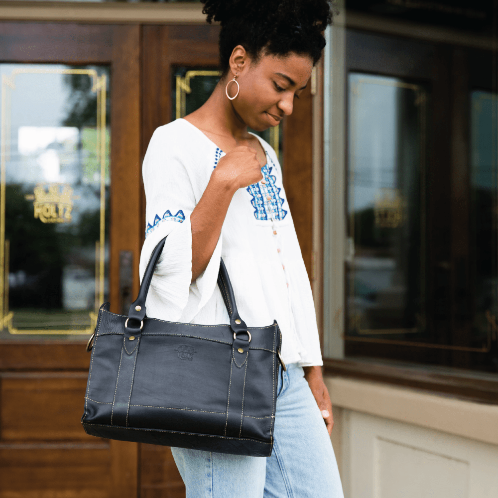 The Madi Handbag - Fine Leather Women's Tote Bag - Holtz Leather