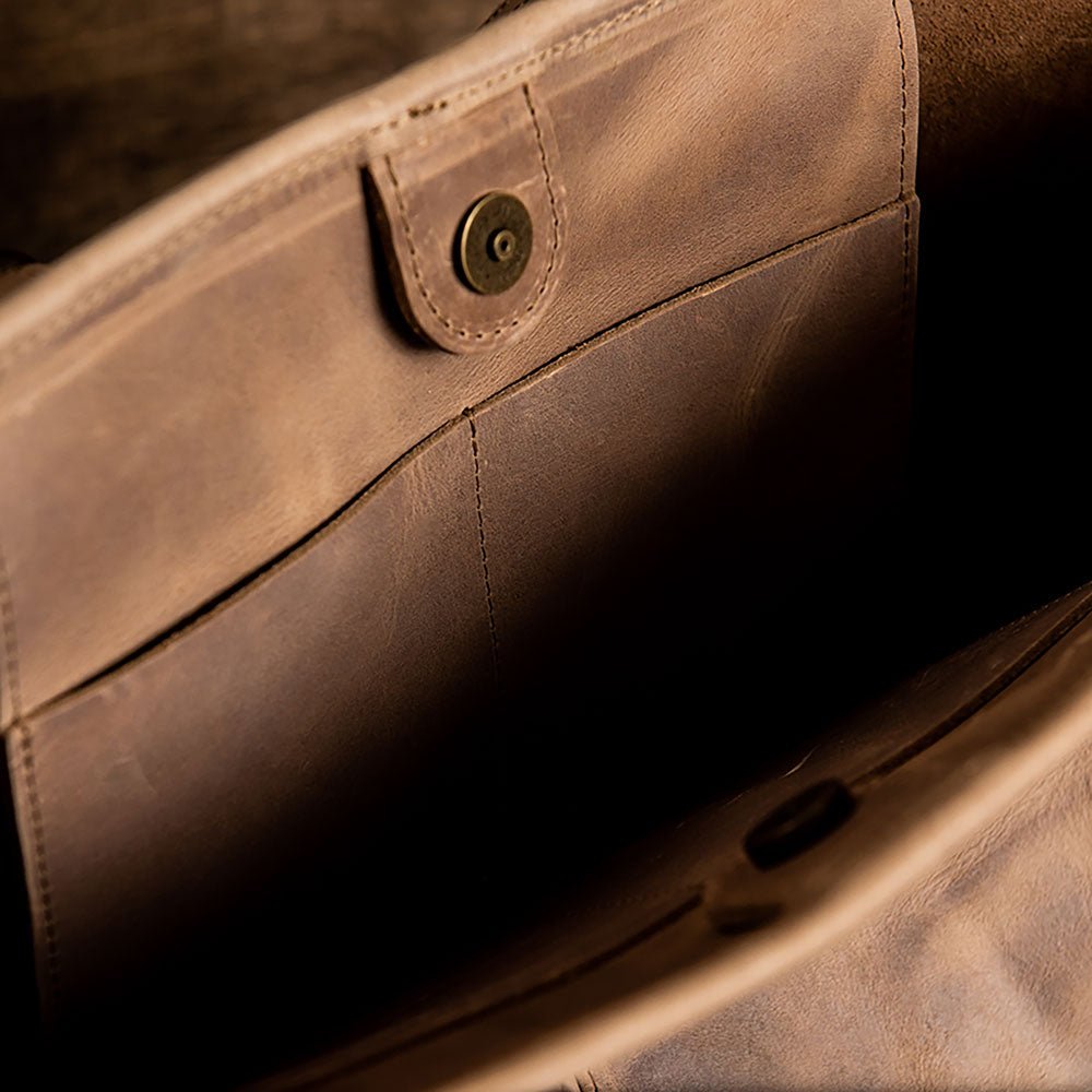 The Maria Fine Leather Tote Bag - Holtz Leather