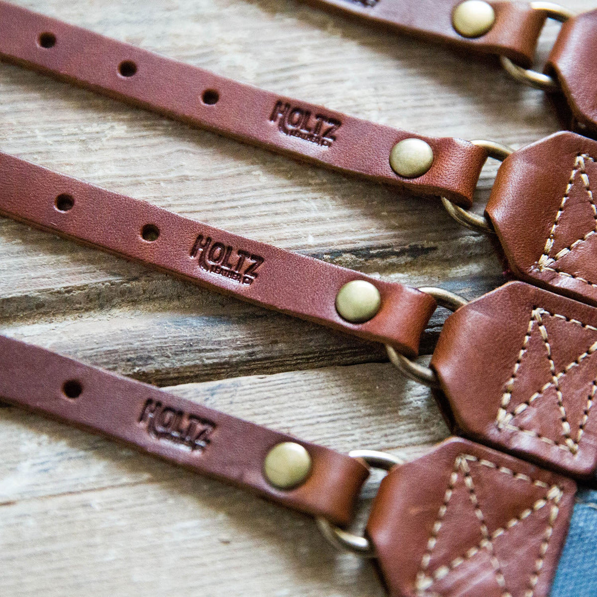 The Nomad Personalized Fine Leather & Canvas Camera Strap - Holtz Leather