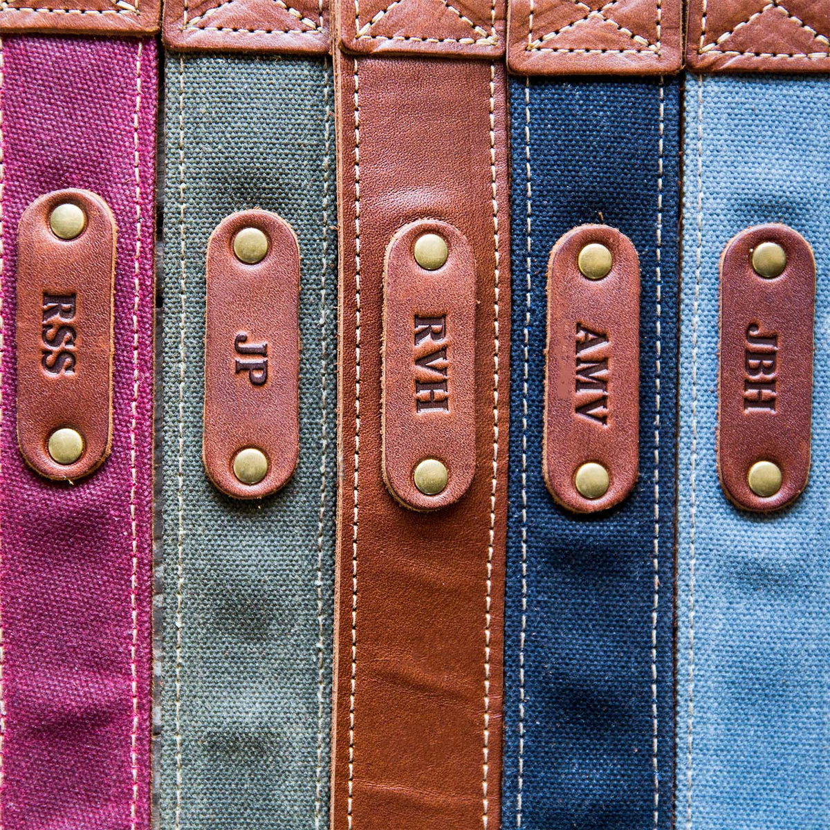 The Nomad Personalized Fine Leather & Canvas Camera Strap - Holtz Leather