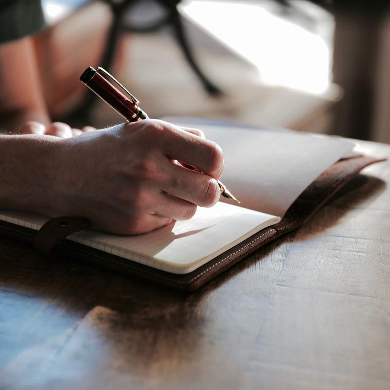 The Officially Licensed Auburn Inventor Personalized Fine Leather Journal - Holtz Leather