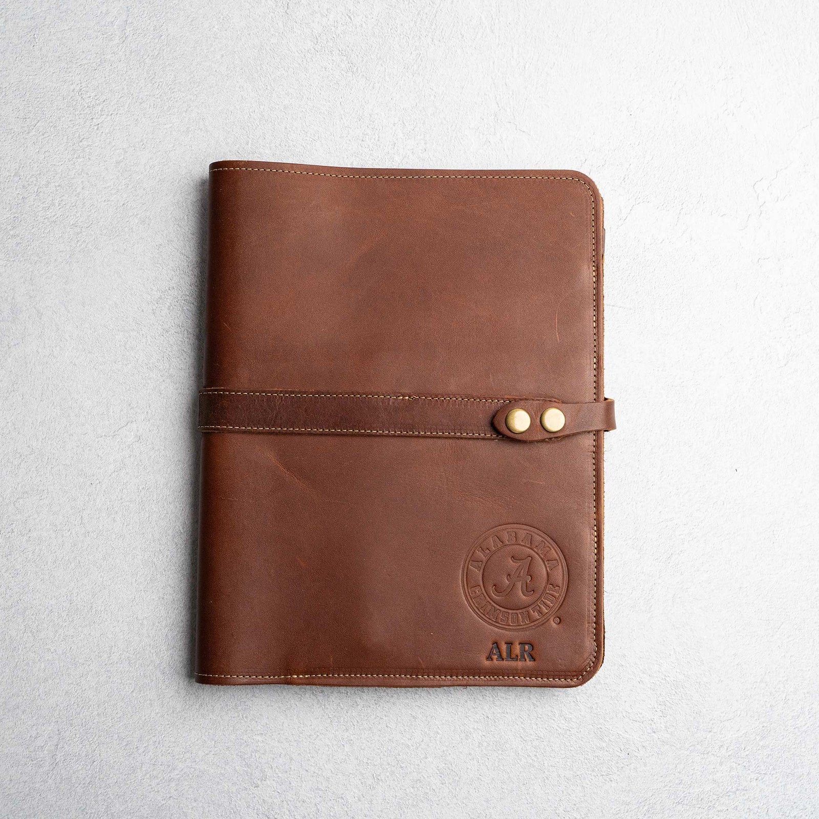 The Officially Licensed Crimson Tide Vanderbilt 2.0 Fine Leather Portfolio Padfolio - Holtz Leather