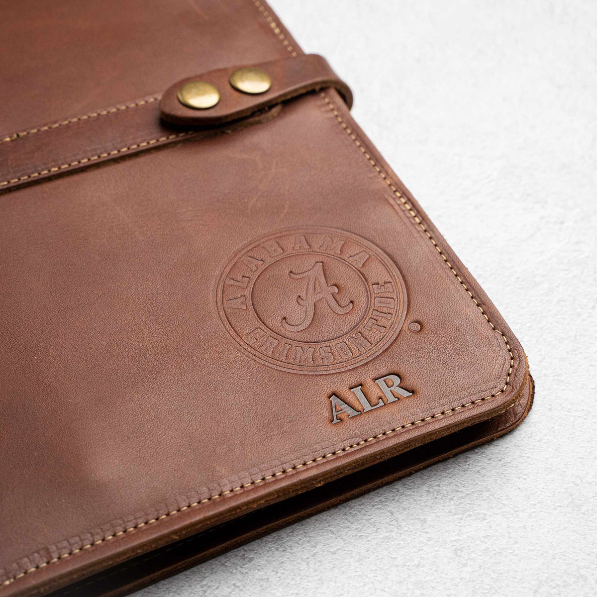 The Officially Licensed Crimson Tide Vanderbilt 2.0 Fine Leather Portfolio Padfolio - Holtz Leather