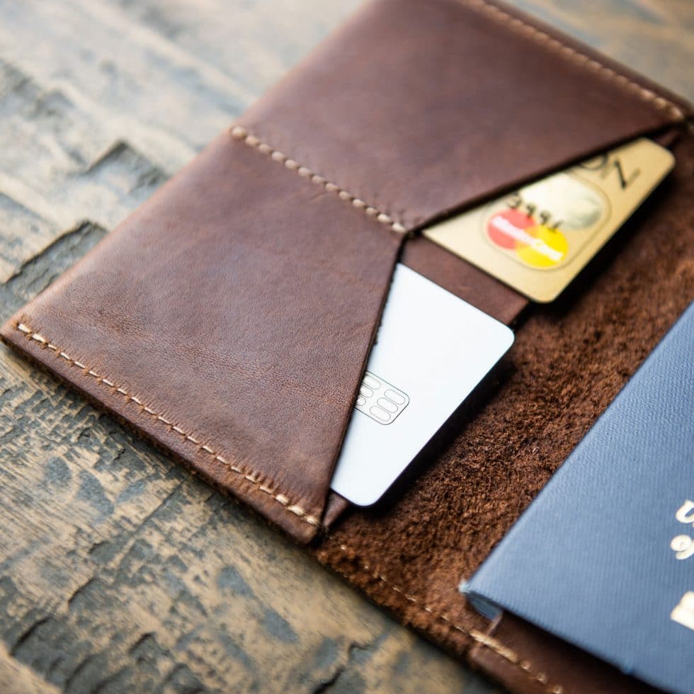 The Pioneer Fine Leather Passport Wallet Passport Cover - Holtz Leather