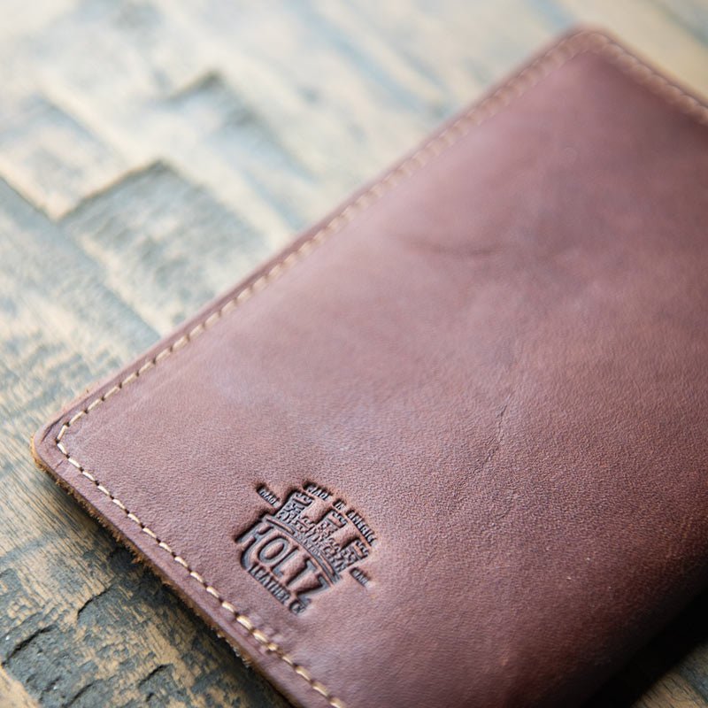 The Revenge Traveler Groomsmen Gift Personalized Leather Passport Cover - Holtz Leather