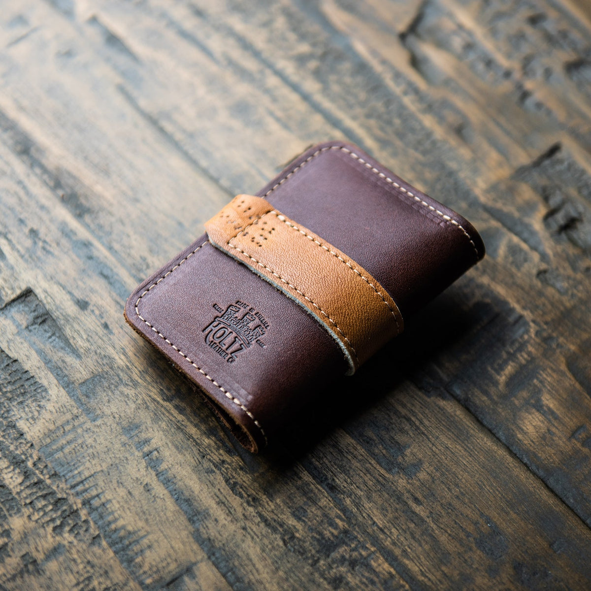 The Sultan of Swat ~ Vintage Baseball Glove Snap Front Pocket Wallet - Holtz Leather