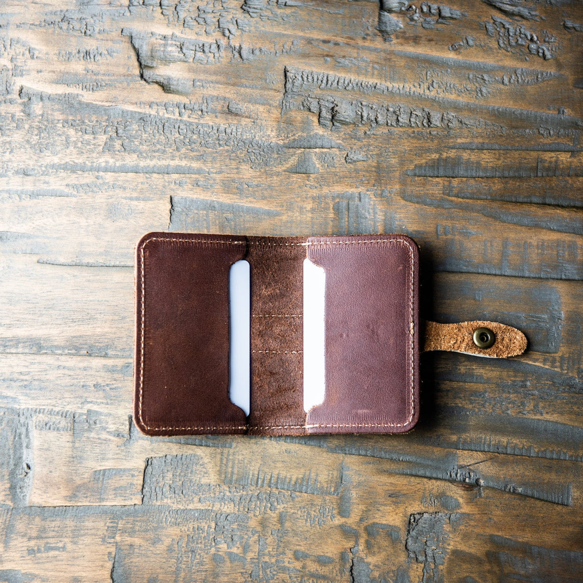 The Sultan of Swat ~ Vintage Baseball Glove Snap Front Pocket Wallet - Holtz Leather