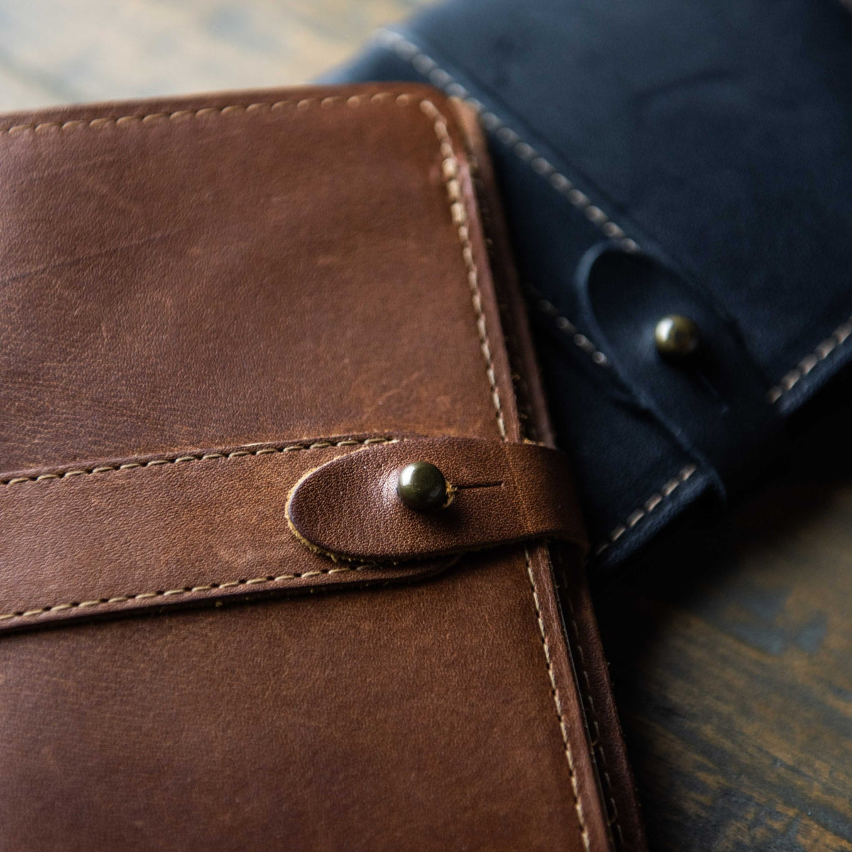 The Surveyor Fine Leather Pocket Journal Cover for Field Notes - Holtz Leather