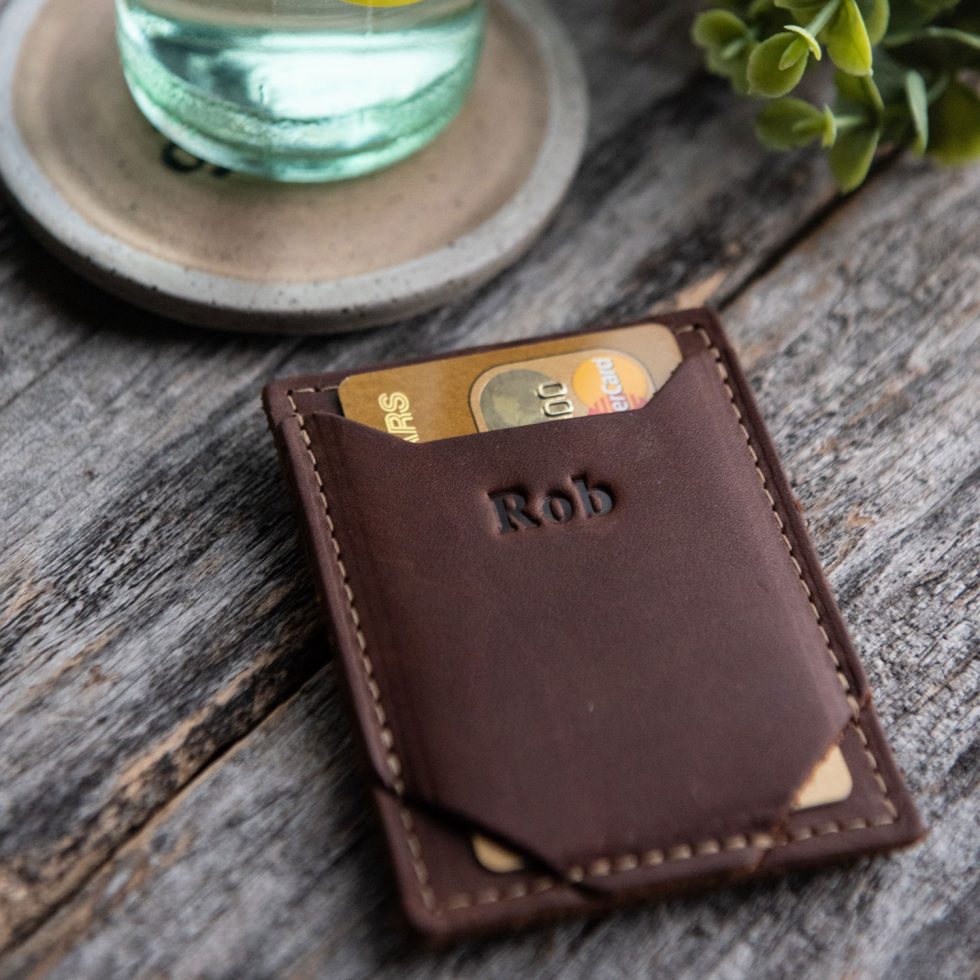 The Trey Money Clip Front Pocket Fine Leather Wallet - Holtz Leather