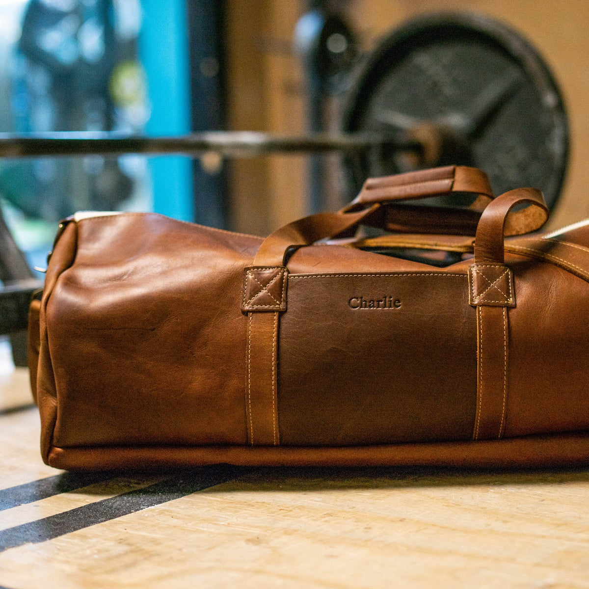 The Vintage Overnighter Bag Personalized Fine Leather Overnight Bag - Holtz Leather