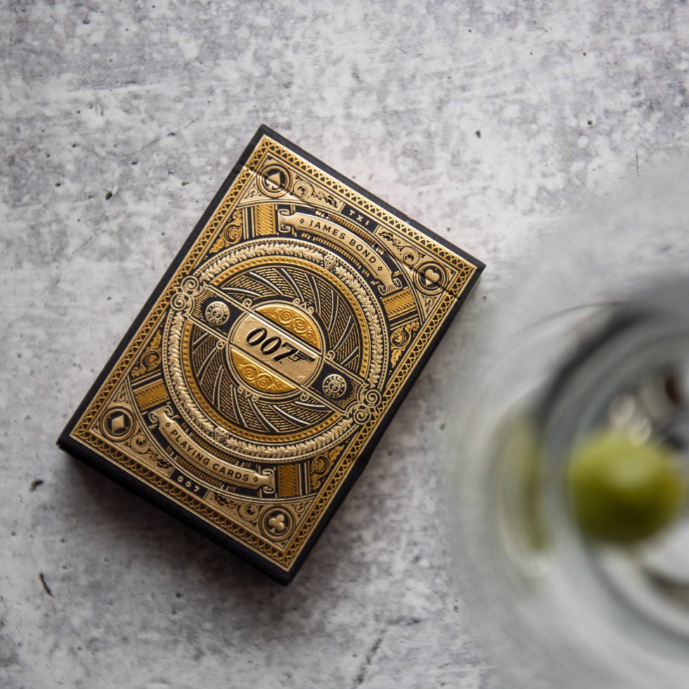 Theory 11 James Bond Card Deck With Fine Leather Card Sleeve - Holtz Leather