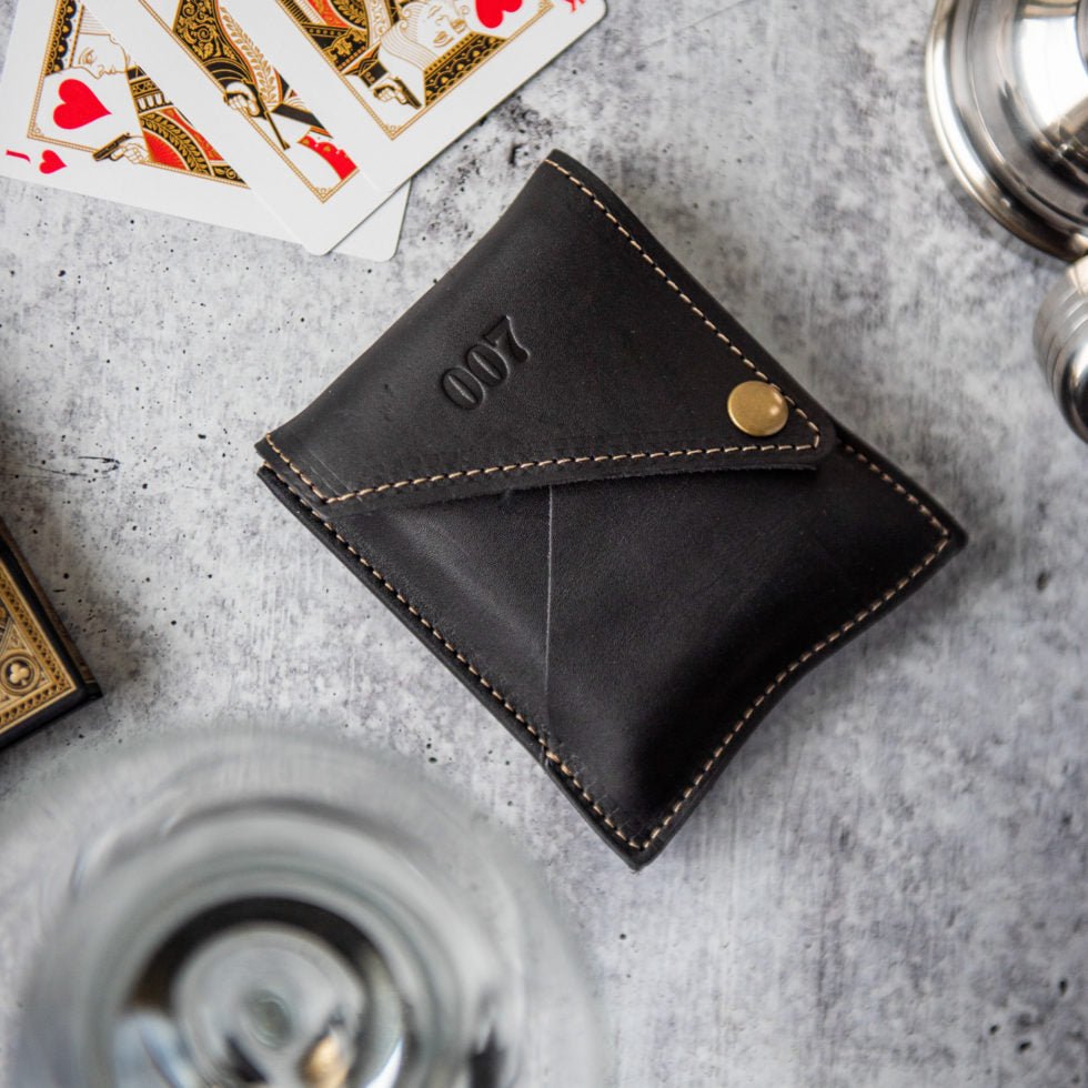 Theory 11 James Bond Card Deck With Fine Leather Card Sleeve - Holtz Leather