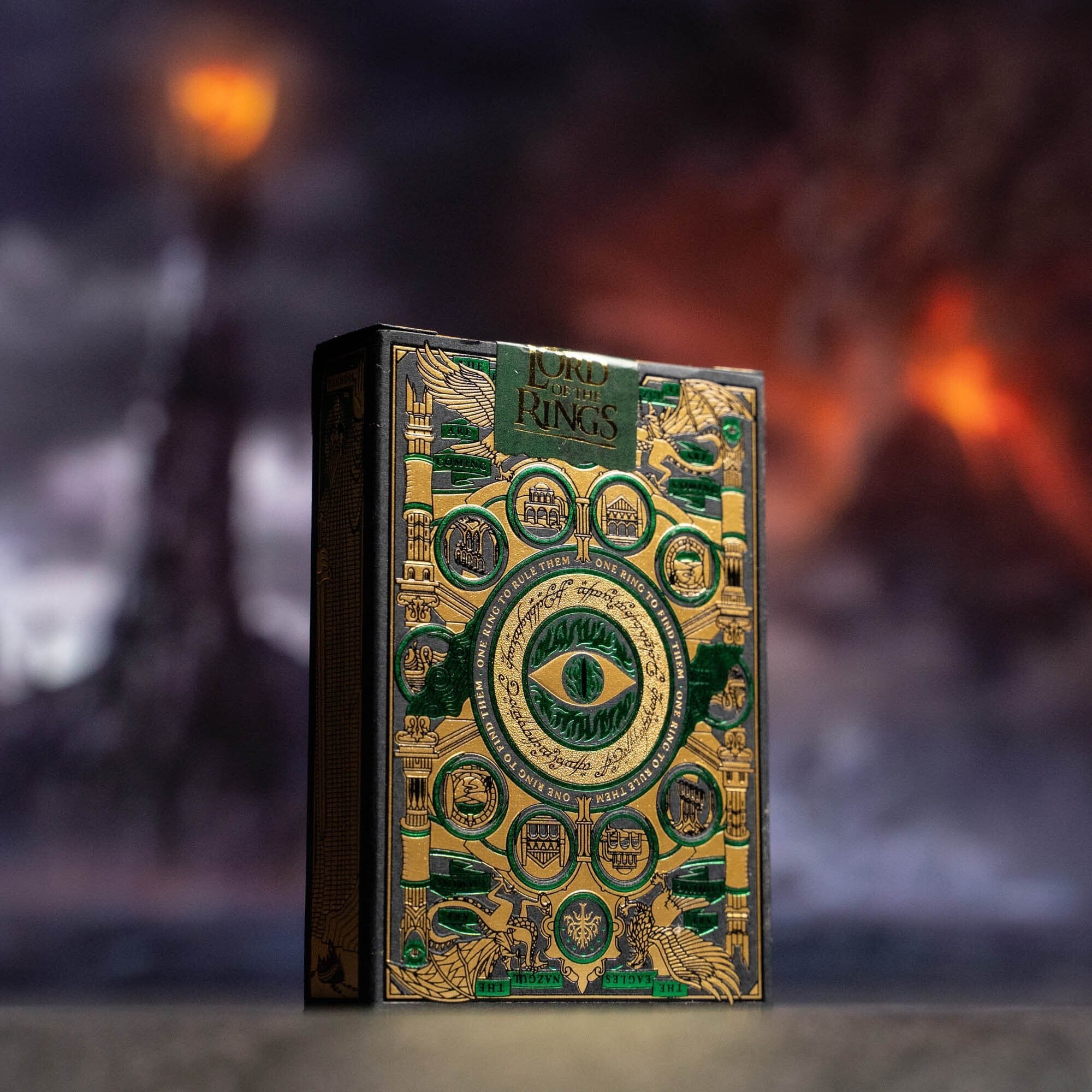 Theory 11 Lord of The Rings Card Deck With Fine Leather Card Sleeve - Holtz Leather