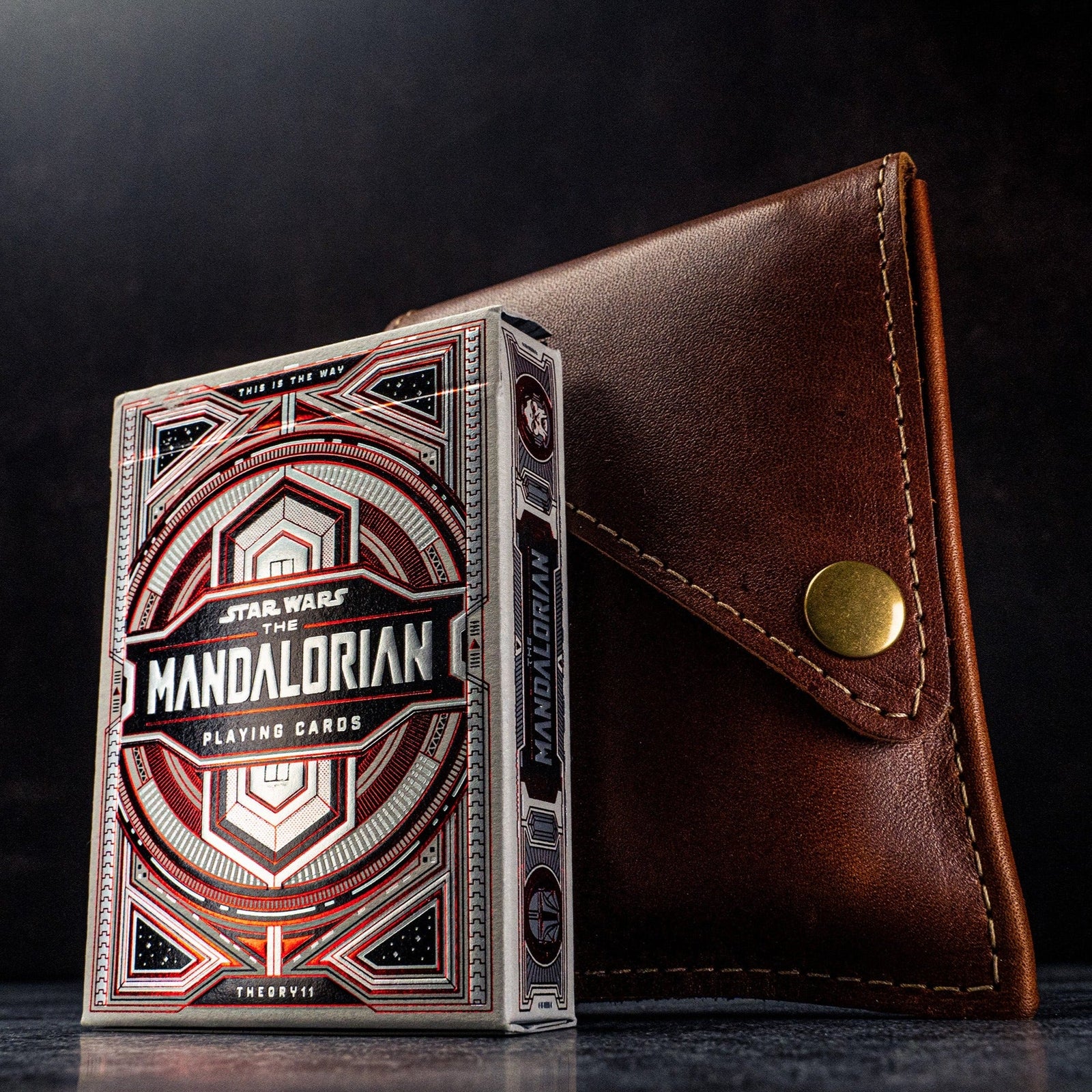 Theory 11 The Mandalorian Card Deck With Fine Leather Card Sleeve - Holtz Leather