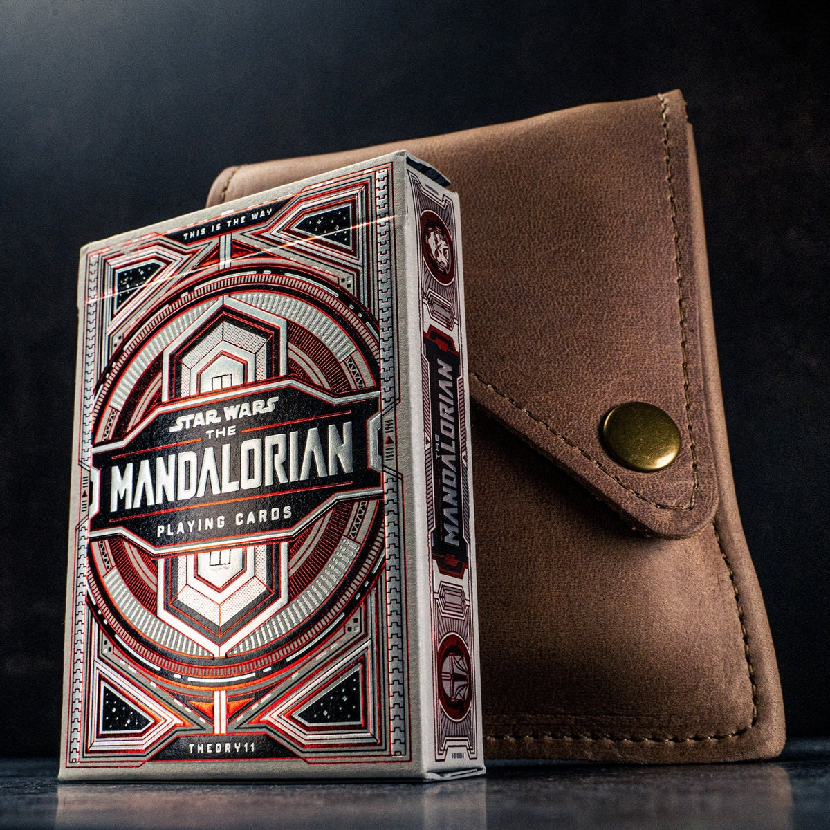 Theory 11 The Mandalorian Card Deck With Fine Leather Card Sleeve - Holtz Leather