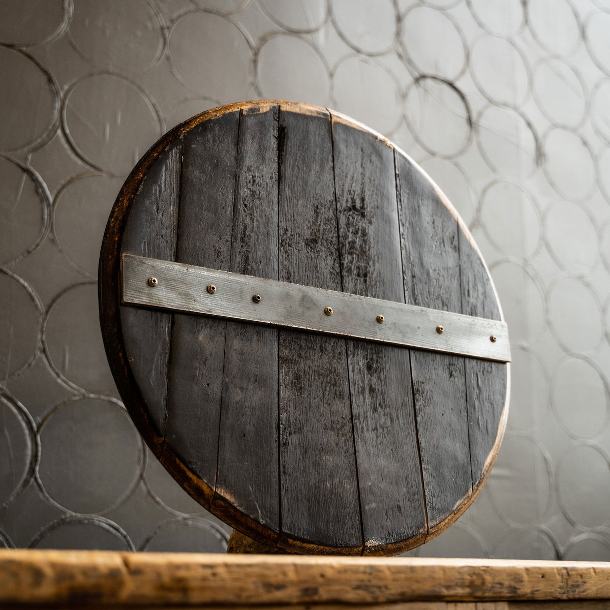 Welcome To Our Forever - Personalized Whiskey Barrel Wedding Welcome Sign - Holtz Leather