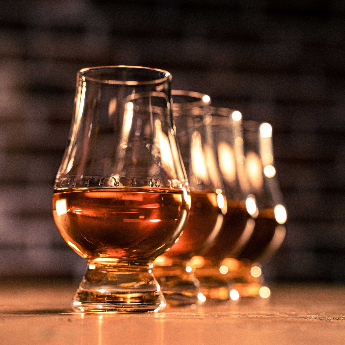 Your Logo + Our Barrels - Personalized Whiskey Flight from Tennessee Whiskey Barrel Stave - Custom Logo and Corporate Gifting - Holtz Leather