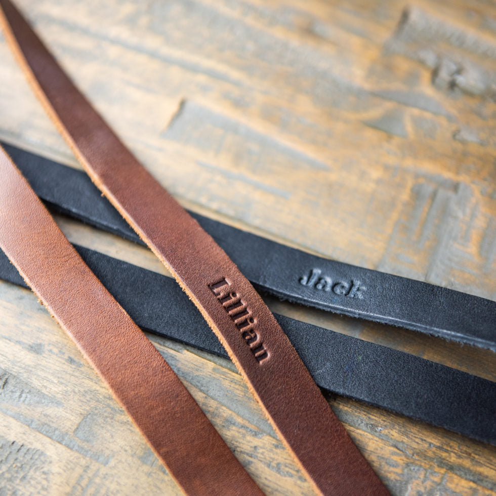 Your Logo + Our Leather - The Engineer Personalized Fine Leather Lanyard – Badge Holder Keychain - Custom Logo and Corporate Gifting - Holtz Leather
