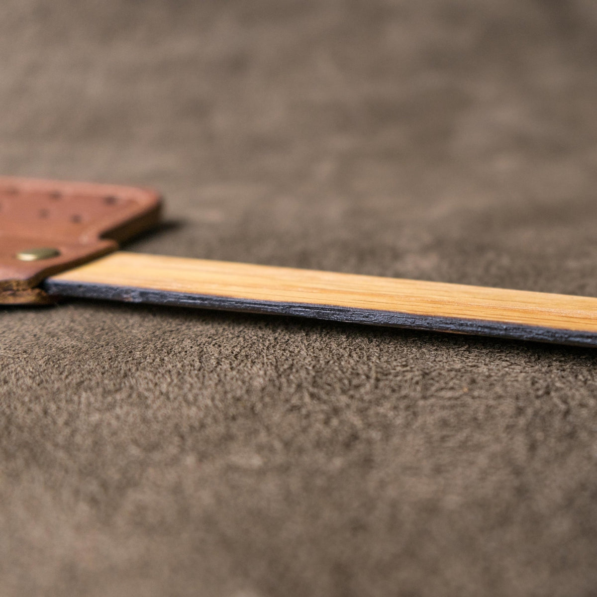 Your Logo + Our Leather - The Front Porch Flyswatter - Custom Logo and Corporate Gifting - Holtz Leather