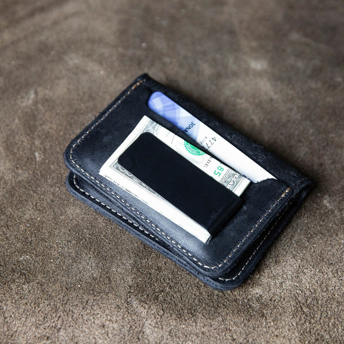 Your Logo + Our Leather - The Gates Fine Leather The Gates Bifold Money Clip Wallet - Custom Logo and Corporate Gifting - Holtz Leather