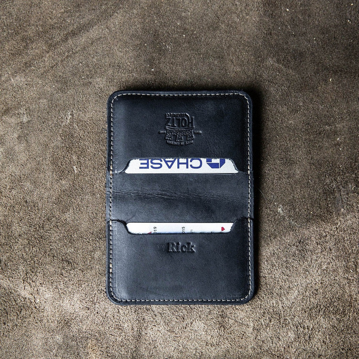 Your Logo + Our Leather - The Gates Fine Leather The Gates Bifold Money Clip Wallet - Custom Logo and Corporate Gifting - Holtz Leather