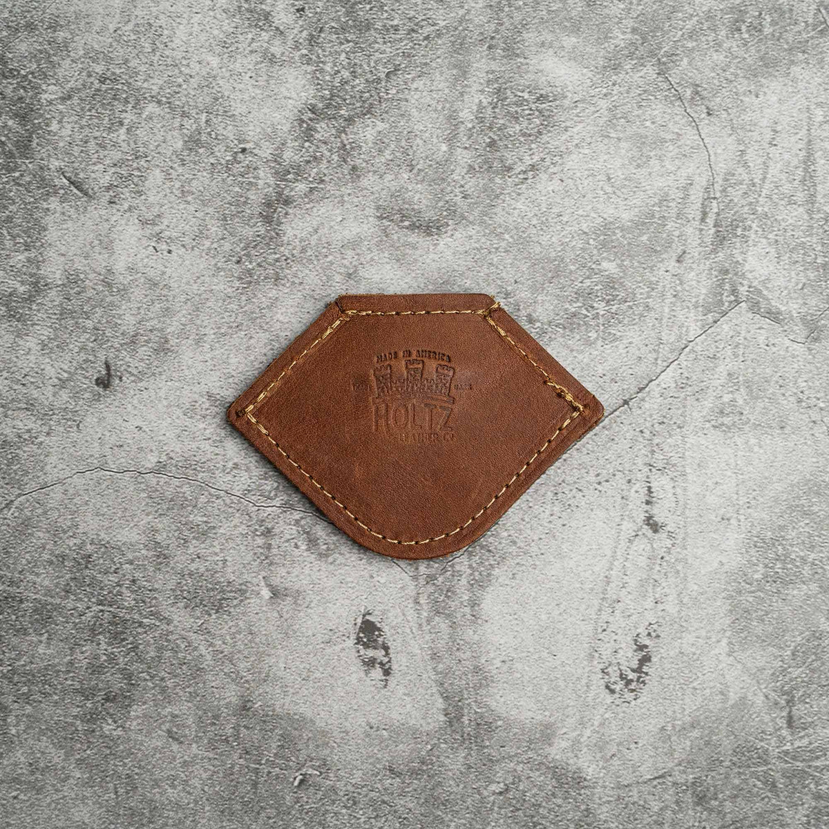 Your Logo + Our Leather - The Inkling Personalized Fine Leather Corner Bookmark - Custom Logo and Corporate Gifting - Holtz Leather