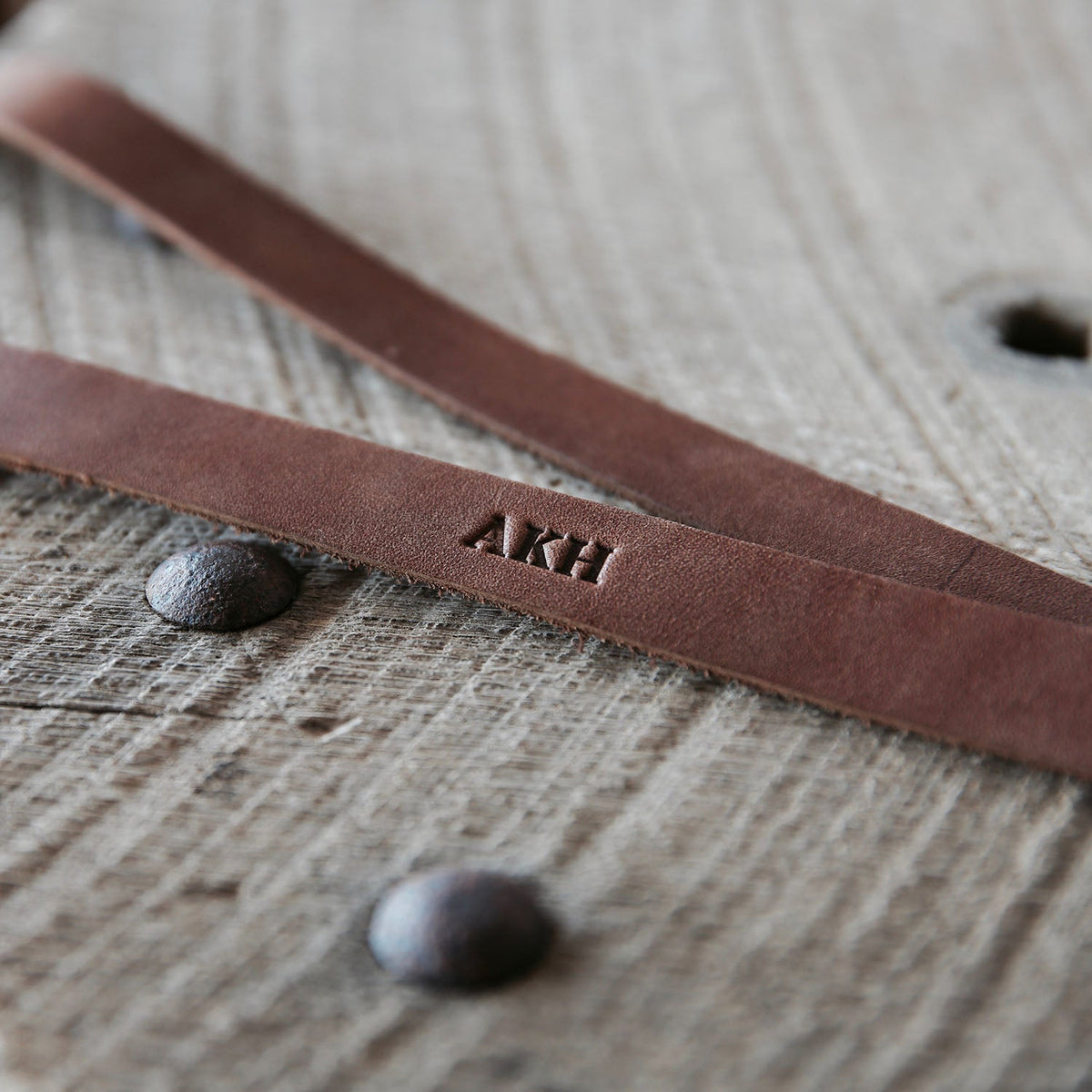 Your Logo + Our Leather - The Producer – Personalized Fine Leather Lanyard with Swivel Clip - Custom Logo and Corporate Gifting - Holtz Leather