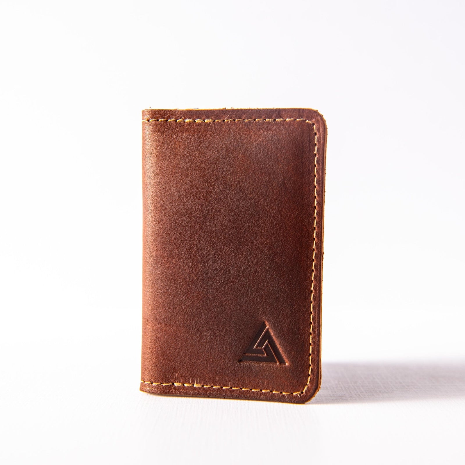 Your Logo + Our Leather - The Vincent Fine Leather Business Card Holder Wallet BiFold - Custom Logo and Corporate Gifting - Holtz Leather